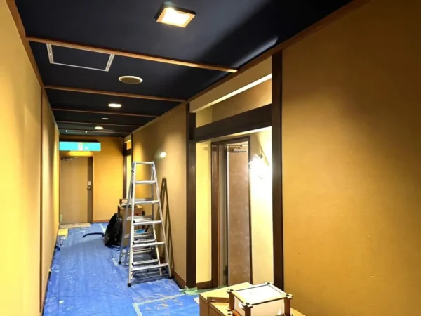 『加賀市　某ホテル　内装塗装リフォーム』UPしました