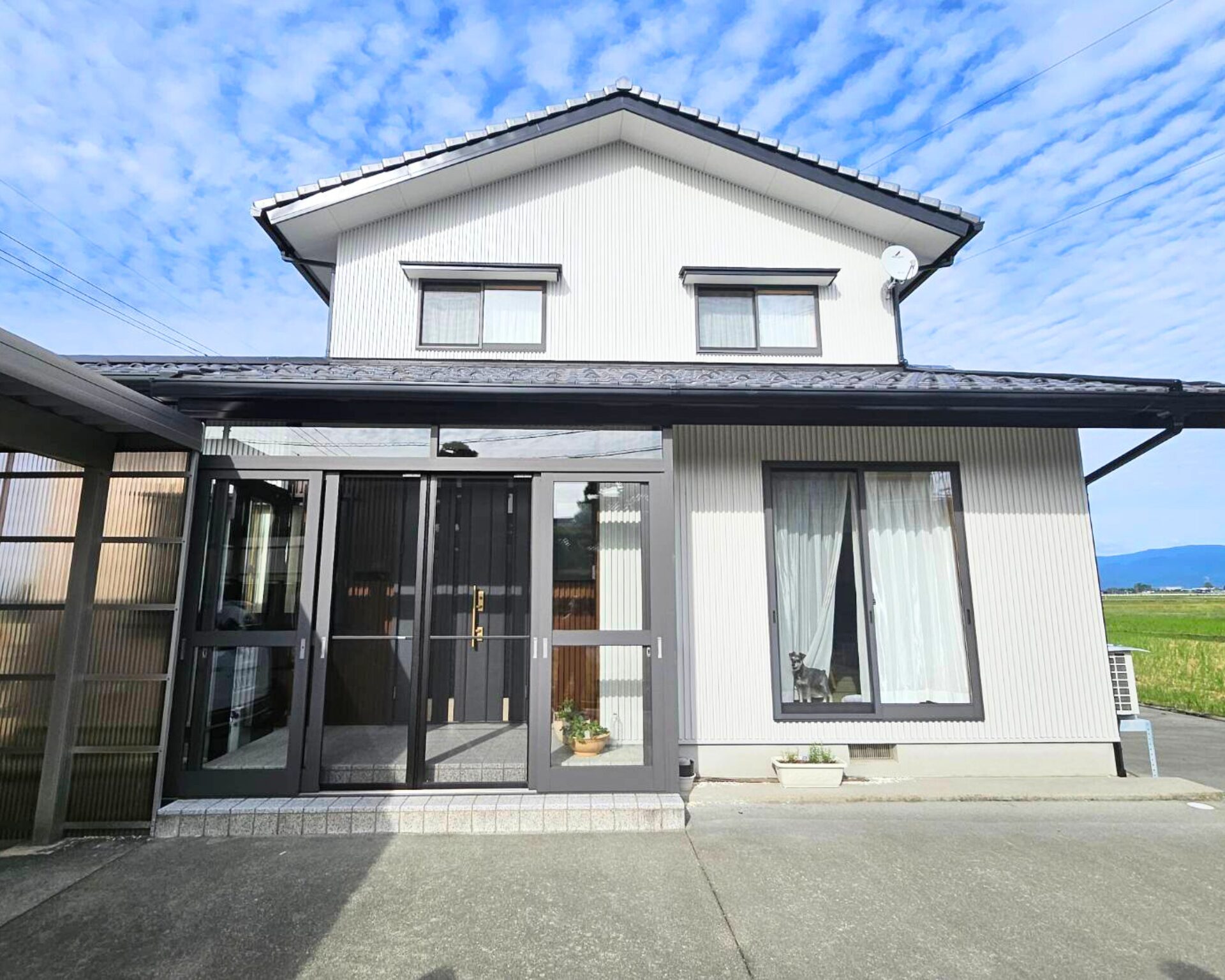富山県入善町　戸建　外壁塗装リフォーム