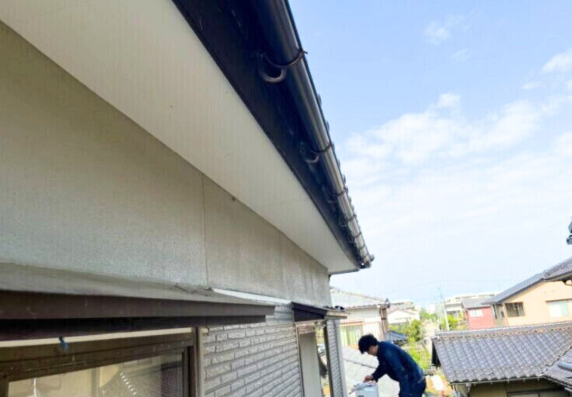 金沢市　戸建て　樋交換