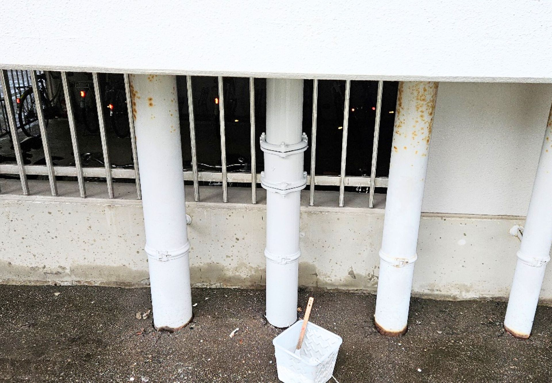 金沢市　マンション　外部　排水　雨漏り修理