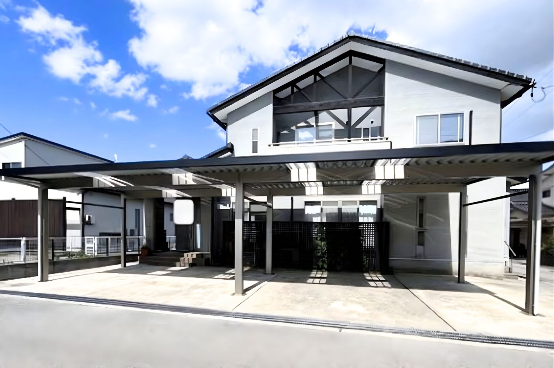 金沢市　戸建て　カーポート設置