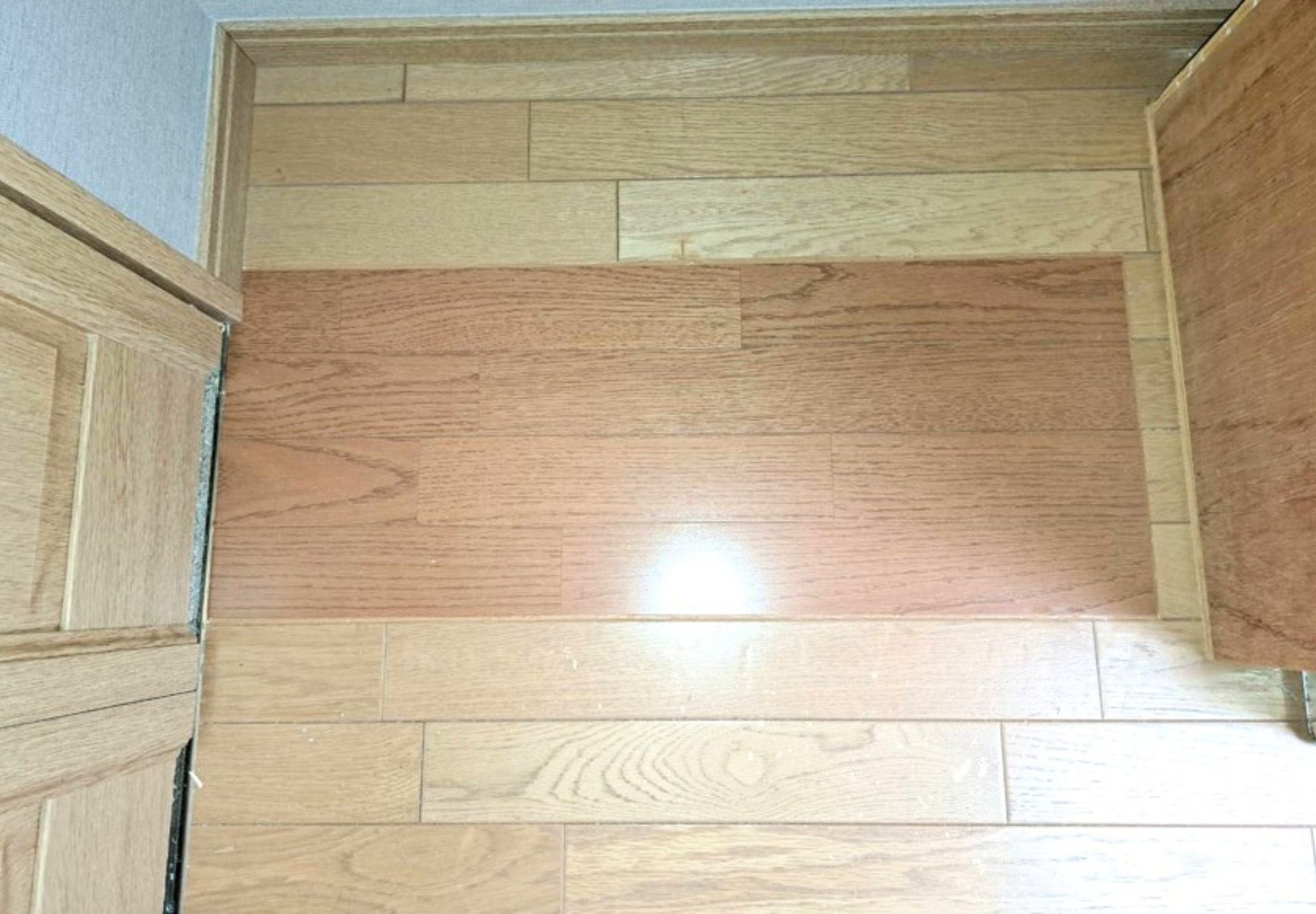 金沢市　マンション　床リフォーム　一部貼り替え