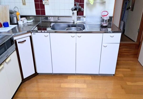 金沢市　戸建て　キッチン　流し台交換