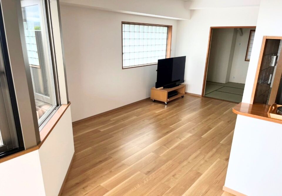 白山市　マンション　内装リフォーム　リビング　施工後