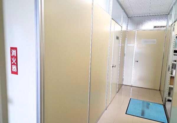 金沢市　事務所　パーテーション移設