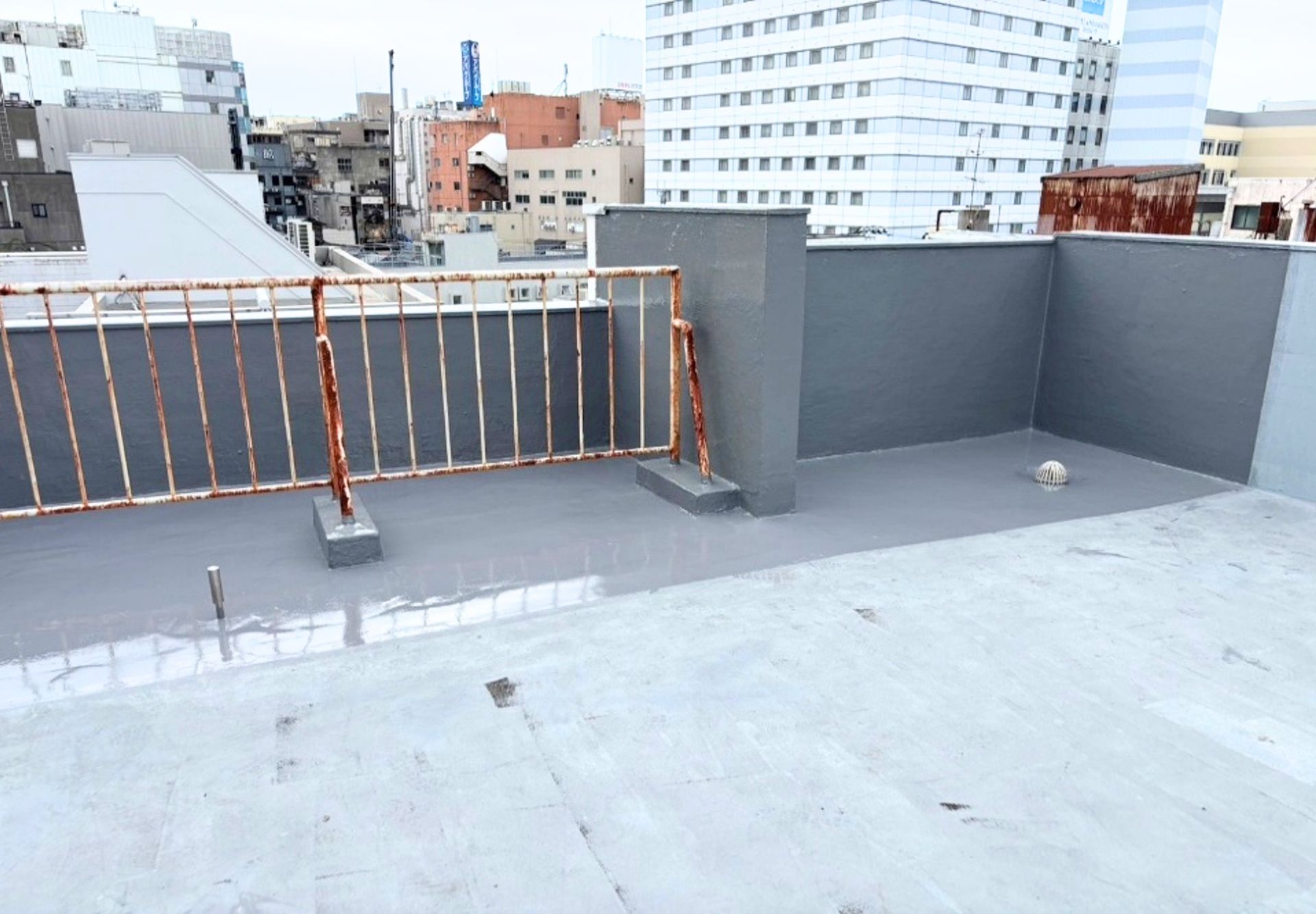 店舗屋上防水工事／石川県金沢市