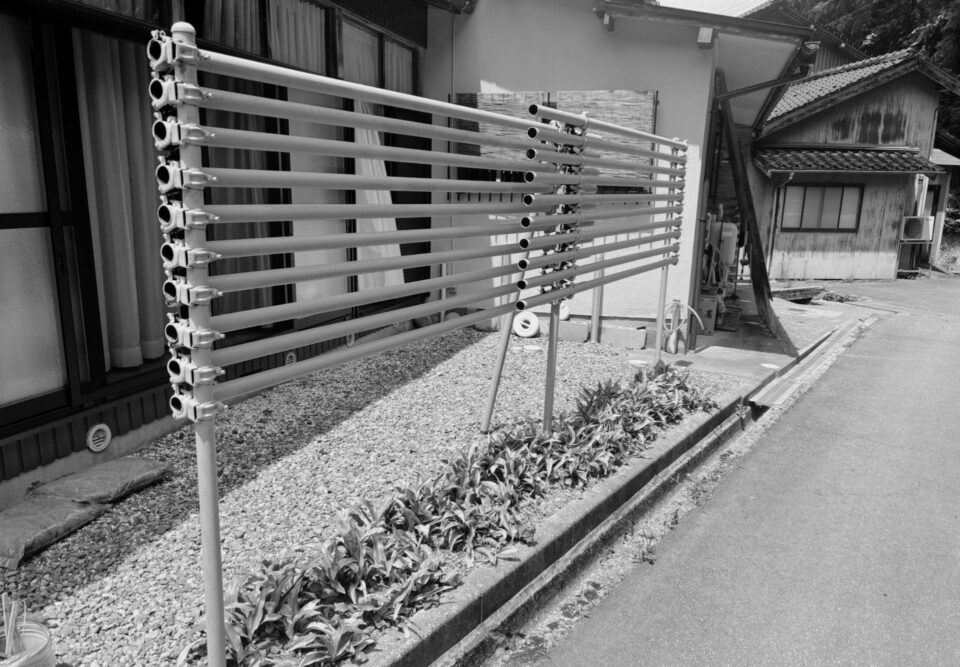 目隠しフェンス塗装 施工前